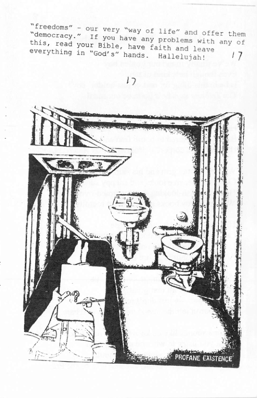 freedoms” - our very “way of 1j If you have an this, read your Bible, have everything in “God’s” “democracy. ” s with any of ith and leave / nds. Hallelujah! 7 £2 PROFANE EXISTENGE